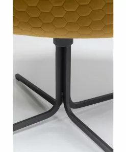 Kare Design Bristol Kääntyvä Nojatuoli, Keltainen -Huonekalu kauppa krzeslo obrotowe bristol 83x79 cm zolte 7