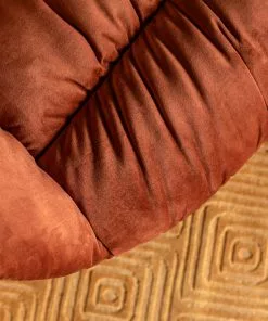 Kare Design Colmar Kääntyvä Nojatuoli, Ruosteenpunainen -Huonekalu kauppa krzeslo obrotowe colmar 66x79 cm czerwone 11