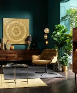 Kare Design Colmar Kääntyvä Nojatuoli, Ruosteenpunainen -Huonekalu kauppa krzeslo obrotowe colmar 66x79 cm czerwone 13