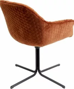 Kare Design Colmar Kääntyvä Nojatuoli, Ruosteenpunainen -Huonekalu kauppa krzeslo obrotowe colmar 66x79 cm czerwone 4