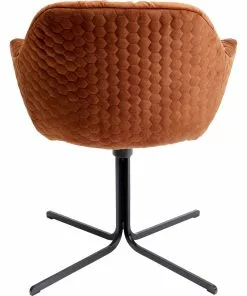 Kare Design Colmar Kääntyvä Nojatuoli, Ruosteenpunainen -Huonekalu kauppa krzeslo obrotowe colmar 66x79 cm czerwone 5