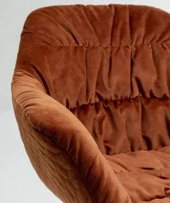 Kare Design Colmar Kääntyvä Nojatuoli, Ruosteenpunainen -Huonekalu kauppa krzeslo obrotowe colmar 66x79 cm czerwone 7