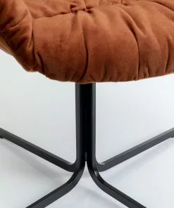 Kare Design Colmar Kääntyvä Nojatuoli, Ruosteenpunainen -Huonekalu kauppa krzeslo obrotowe colmar 66x79 cm czerwone 8