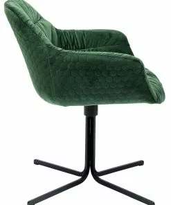 Kare Design Colmar Kääntyvä Nojatuoli, Vihreä -Huonekalu kauppa krzeslo obrotowe colmar 66x79 cm zielone 5