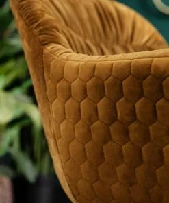 Kare Design Colmar Kääntyvä Nojatuoli, Keltainen -Huonekalu kauppa krzeslo obrotowe colmar 66x79 cm zolte 12