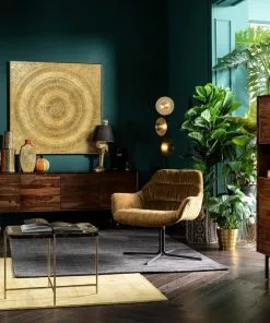 Kare Design Colmar Kääntyvä Nojatuoli, Keltainen