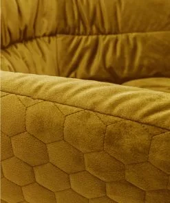 Kare Design Colmar Kääntyvä Nojatuoli, Keltainen -Huonekalu kauppa krzeslo obrotowe colmar 66x79 cm zolte 6