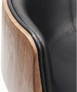 Kare Design Club Kääntyvä Nojatuoli, Pähkinä -Huonekalu kauppa krzeslo obrotowe z podlokietnikami club 54 62x75 cm czarno brazowe 7