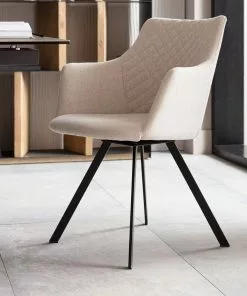 Kare Design Coco Pyörivä Tuoli, Kermanvärinen