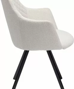 Kare Design Coco Pyörivä Tuoli, Kermanvärinen -Huonekalu kauppa krzeslo obrotowe z podlokietnikami coco 53x84 cm kremowe 3