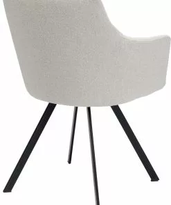 Kare Design Coco Pyörivä Tuoli, Kermanvärinen -Huonekalu kauppa krzeslo obrotowe z podlokietnikami coco 53x84 cm kremowe 4