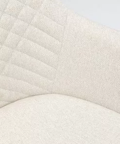 Kare Design Coco Pyörivä Tuoli, Kermanvärinen -Huonekalu kauppa krzeslo obrotowe z podlokietnikami coco 53x84 cm kremowe 8