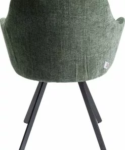 Kare Design Lady Loco Coco Pyörivä Tuoli, Vihreä -Huonekalu kauppa krzeslo obrotowe z podlokietnikami zielone nogi czarne 62x83 cm 5