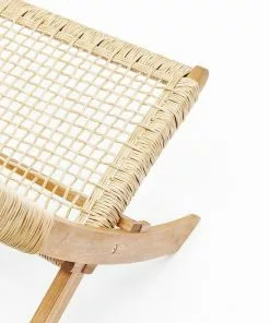 Kare Design Copacabana Taitettava Tuoli -Huonekalu kauppa krzeslo ogrodowe copacabana 78x73 cm naturalne 9