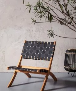 Kare Design Ipanema Taitettava Tuoli -Huonekalu kauppa krzeslo ogrodowe ipanema 78x73 cm czarne 13