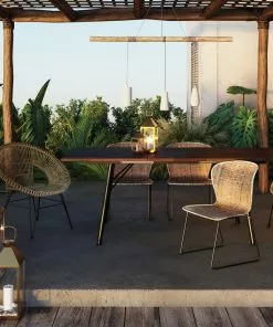 Kare Design Sansibar Tuoli -Huonekalu kauppa krzeslo ogrodowe sansibar 53x78 cm brazowe 13