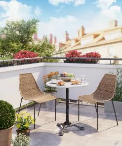 Kare Design Tansania Tuoli -Huonekalu kauppa krzeslo ogrodowe tansania 54x82 cm brazowe 12