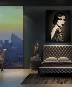 Kare Design Prince Velvet Tuoli Harmaa -Huonekalu kauppa krzeslo prince 53x98 cm szare 10