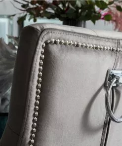 Kare Design Prince Velvet Tuoli Harmaa -Huonekalu kauppa krzeslo prince 53x98 cm szare 12