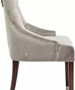 Kare Design Prince Velvet Tuoli Harmaa -Huonekalu kauppa krzeslo prince 53x98 cm szare 3