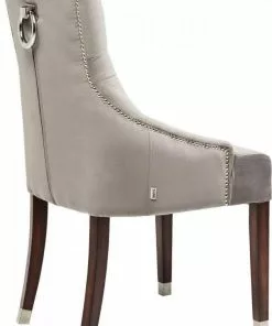 Kare Design Prince Velvet Tuoli Harmaa -Huonekalu kauppa krzeslo prince 53x98 cm szare 4