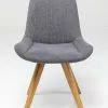 Kare Design Roady Tuoli Harmaa -Huonekalu kauppa krzeslo roady 57x88 cm szare nogi drewniane 2