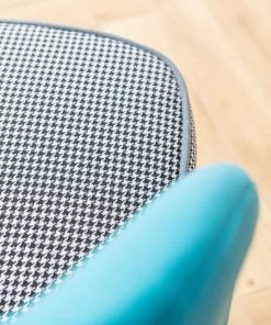 Kare Design Samantha Tuolio Sinivihreä -Huonekalu kauppa krzeslo samantha 56x83 cm niebieskozielone siedzisko pepitka 12