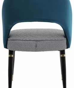 Kare Design Samantha Tuolio Sinivihreä -Huonekalu kauppa krzeslo samantha 56x83 cm niebieskozielone siedzisko pepitka 5