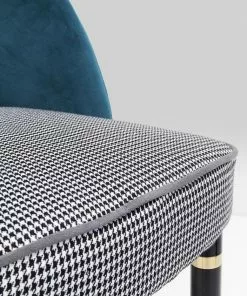 Kare Design Samantha Tuolio Sinivihreä -Huonekalu kauppa krzeslo samantha 56x83 cm niebieskozielone siedzisko pepitka 9
