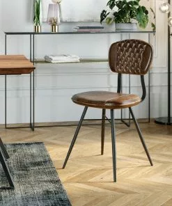 Kare Design Samba Tuoli, Nahkaa, Ruskea