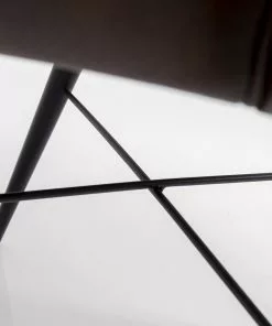 Kare Design Rumba Nojatuoli - Nahkaa, Ruskea -Huonekalu kauppa krzeslo skorzane z podlokietnikami brazowe 54x87 cm nogi czarne 10