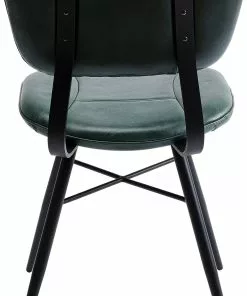 Kare Design Samba Tuoli, Nahkaa, Tummanvihreä -Huonekalu kauppa krzeslo skorzane zielone nogi czarne 46x88 cm 4