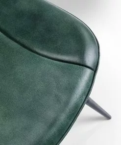 Kare Design Samba Tuoli, Nahkaa, Tummanvihreä -Huonekalu kauppa krzeslo skorzane zielone nogi czarne 46x88 cm 6