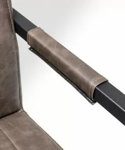 Kare Design Thamos Tuoli Käsinojilla, Ruseka -Huonekalu kauppa krzeslo swing z podlokietnikami loft brazowe nogi czarne 54x87 cm 9