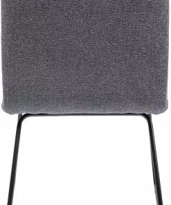 Kare Design Lord Tuoli, Harmaa -Huonekalu kauppa krzeslo tapicerowane szare nogi czarne stalowe 50x86 cm 5