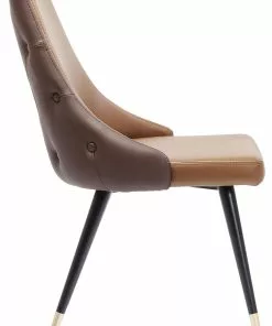 Kare Design Urban Desire Tuoli, Ruskea -Huonekalu kauppa krzeslo urban desire 52x90 cm brazowe 3