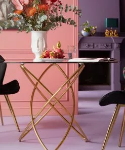 Kare Design Viva Tuoli, Musta -Huonekalu kauppa krzeslo viva 50x82 cm czarne nogi zlote 11 scaled