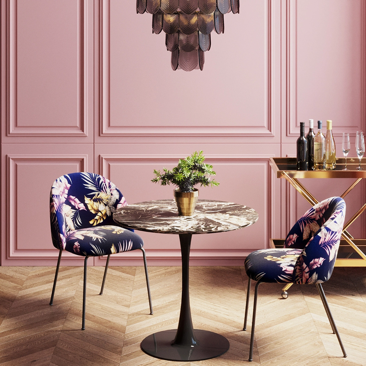 Kare Design Cecil Flower Tuoli 3 Kare Design Cecil Flower Tuoli