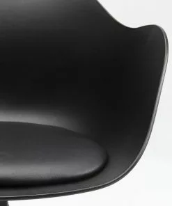 Kare Design Bel Air Tuoli Käsinojilla -Huonekalu kauppa krzeslo z podlokietnikami bel air 58x78 cm czarne ekoskora 5