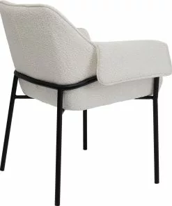 Kare Design Bess Tuoli Käsinojilla, Kermanvärinen -Huonekalu kauppa krzeslo z podlokietnikami bess 70x85 cm kremowe 3