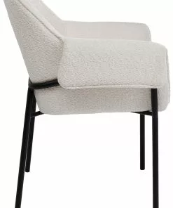 Kare Design Bess Tuoli Käsinojilla, Kermanvärinen -Huonekalu kauppa krzeslo z podlokietnikami bess 70x85 cm kremowe 4