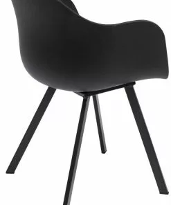 Kare Design Brentwood Tuoli Käsinojilla -Huonekalu kauppa krzeslo z podlokietnikami brentwood 58x78 cm czarne ekoskora 4