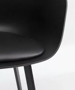 Kare Design Brentwood Tuoli Käsinojilla -Huonekalu kauppa krzeslo z podlokietnikami brentwood 58x78 cm czarne ekoskora 6