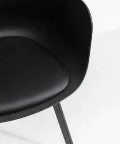 Kare Design Brentwood Tuoli Käsinojilla -Huonekalu kauppa krzeslo z podlokietnikami brentwood 58x78 cm czarne ekoskora 7