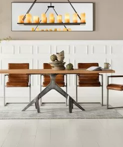 Kare Design Riffle Buffalo Tuoli Käsinojilla, Ruskea