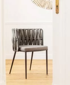 Kare Design Cheerio Tuoli Käsinojilla, Harmaa (sis. Tyynyn) -Huonekalu kauppa krzeslo z podlokietnikami cheerio 55x75 cm szare 11