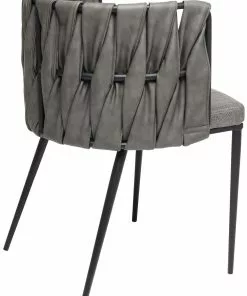 Kare Design Cheerio Tuoli Käsinojilla, Harmaa (sis. Tyynyn) -Huonekalu kauppa krzeslo z podlokietnikami cheerio 55x75 cm szare 7