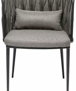 Kare Design Cheerio Tuoli Käsinojilla, Harmaa (sis. Tyynyn) -Huonekalu kauppa krzeslo z podlokietnikami cheerio 55x75 cm szare 8