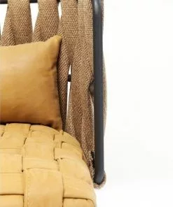 Kare Design Cheerio Tuoli Käsinojilla, Keltainen (sis. Tyynyn) -Huonekalu kauppa krzeslo z podlokietnikami cheerio 55x75 cm zolte 5