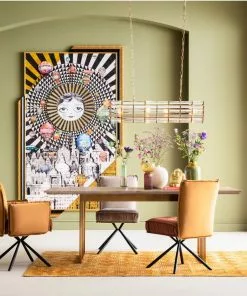 Kare Design Chelsea Tuoli Käsinojilla, Ruskea -Huonekalu kauppa krzeslo z podlokietnikami chelsea 65x90 cm brazowe 10